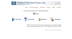 Desktop Screenshot of medtechgases.com